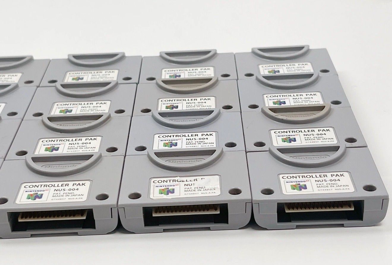 任天堂64コントローラーパックNUS-004の出品です。 ニンテンドー64 コントローラーパック NUS-004 20個セット 動作確認