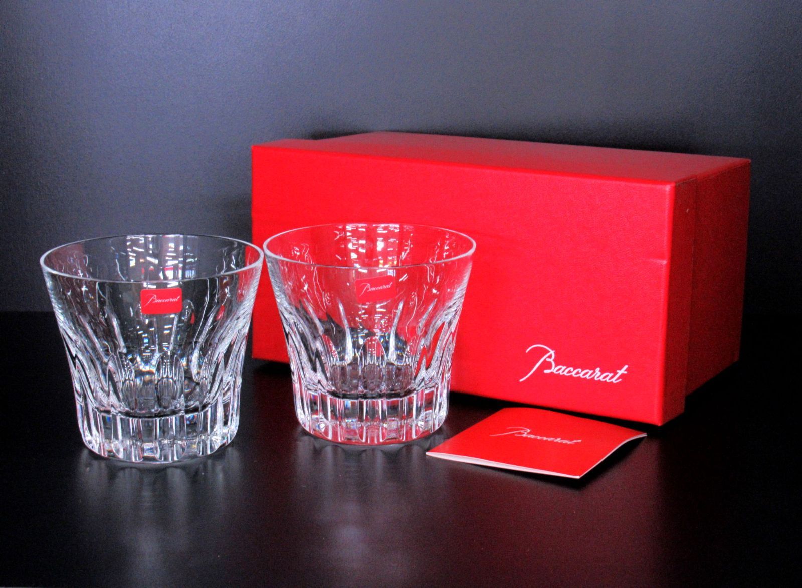 バカラ タンブラー エトナ ペア 未使用品 / Baccarat Etna Tumbler 