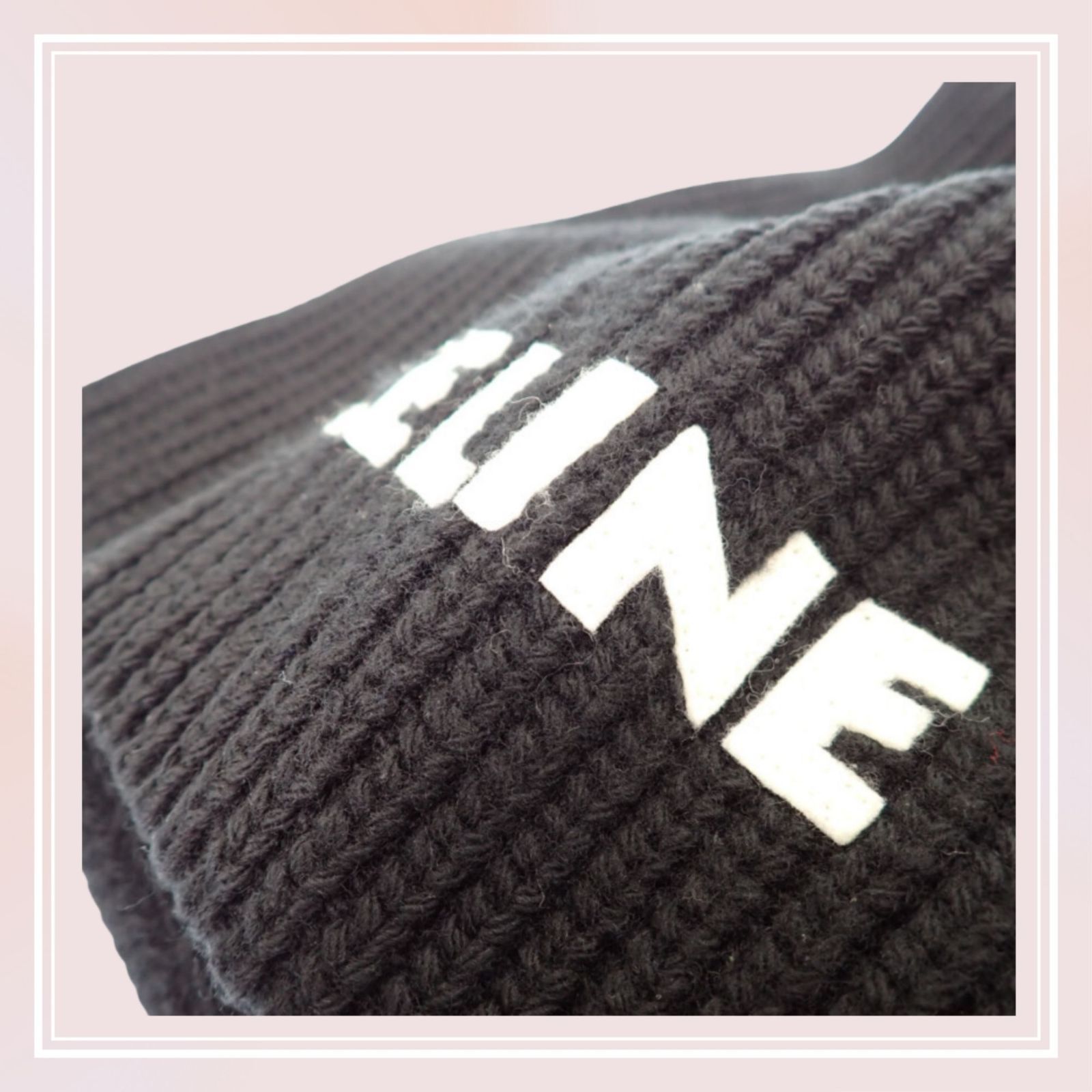 CELINE】ニット 2AC35423P.38NO マフラー ウール ブラック レディース 