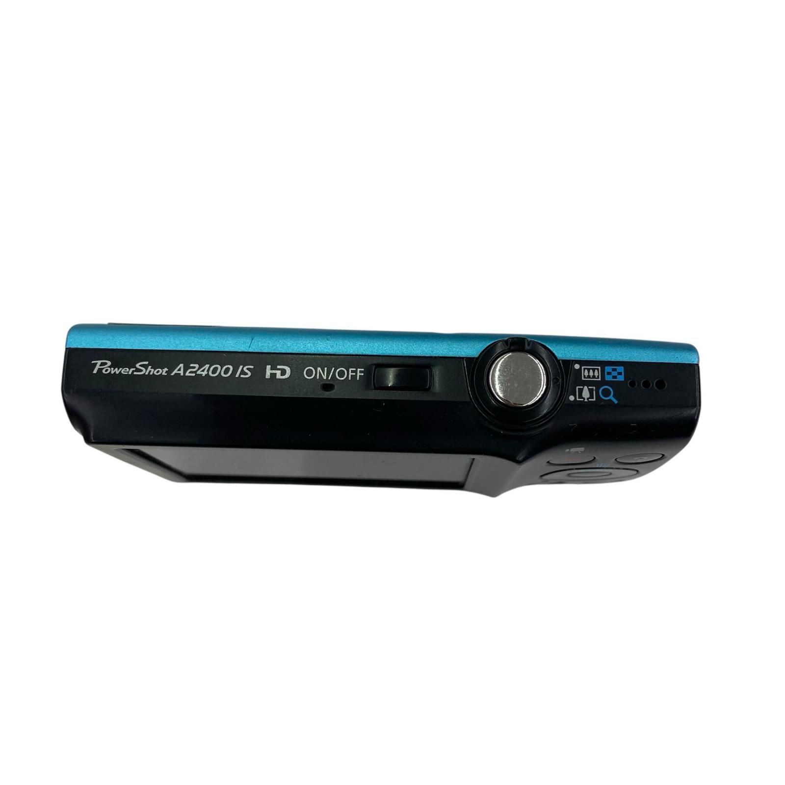 186000 ジャンク品 canon キャノン デジタルカメラ A2400IS ブルー 