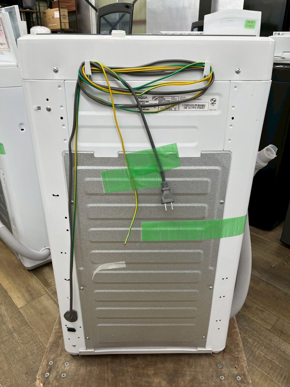 大阪送料無料☆3か月保障付き☆洗濯機☆アクア☆6kg☆2023年☆AQW-S6P 