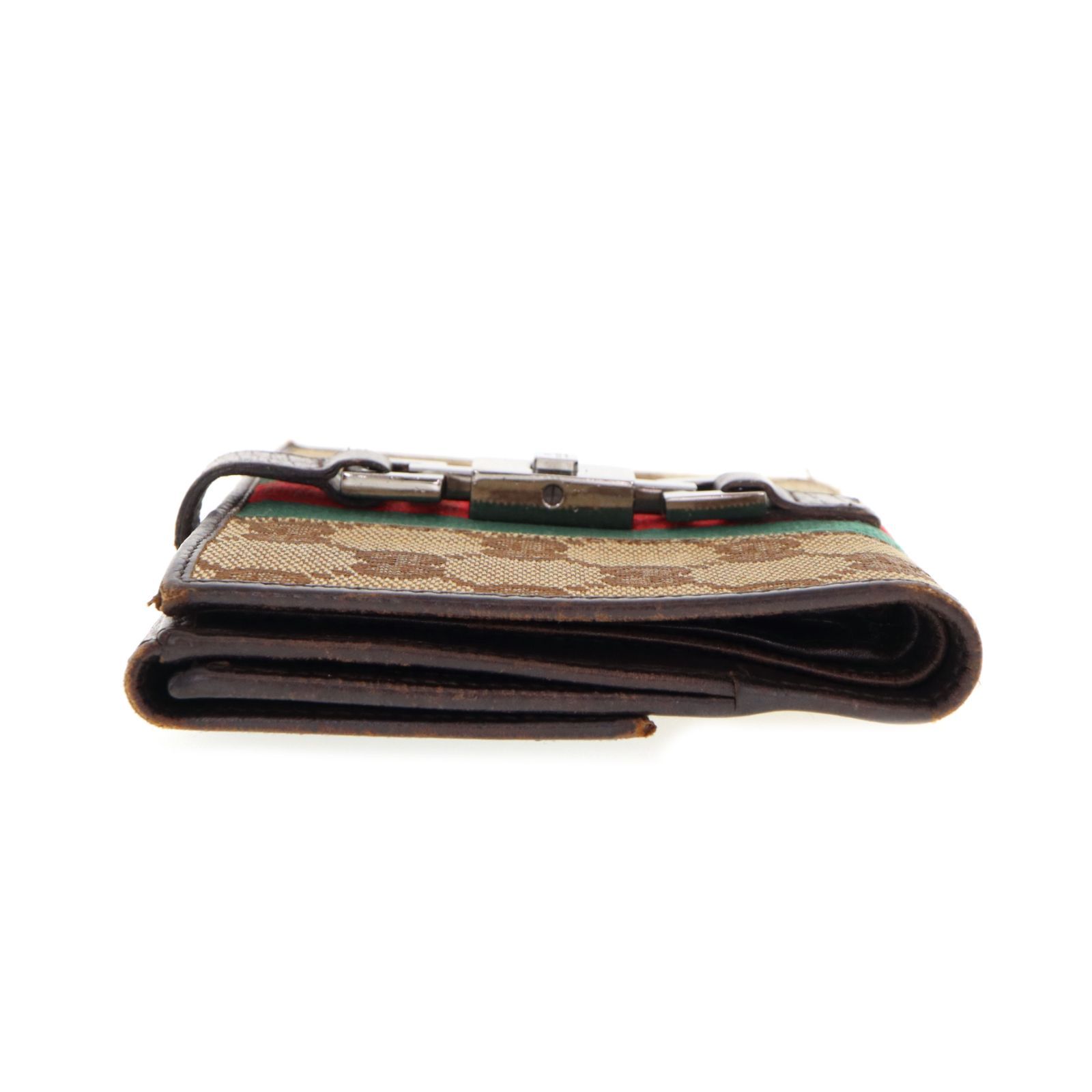 ☆GUCCI☆ニュージャッキー GGキャンバス 折り財布 ウォレット