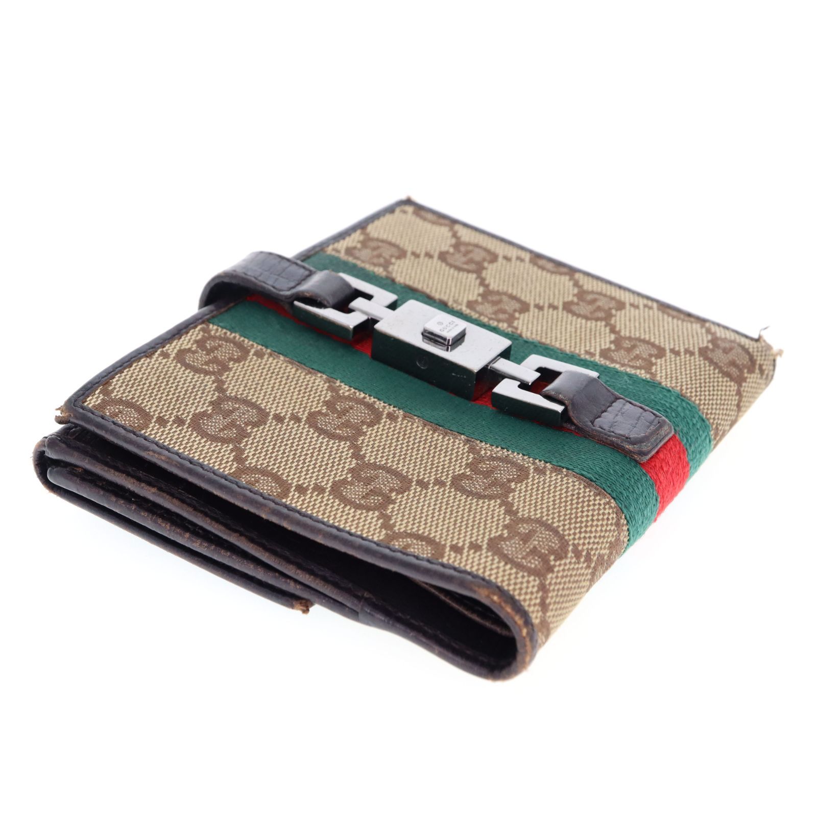 ✨未使用に近い GUCCI ミニ財布 マイクロGG インターロッキング 