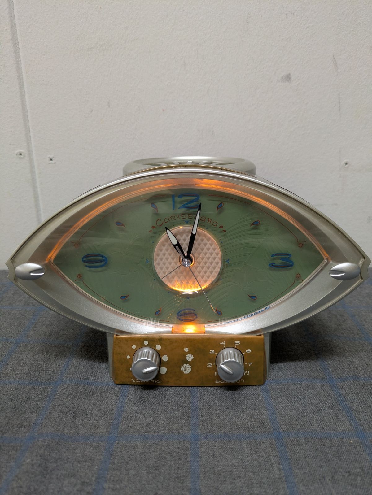入手困難】SEIKO/セイコー カリビアーナQM731B 目覚まし時計 サウンド