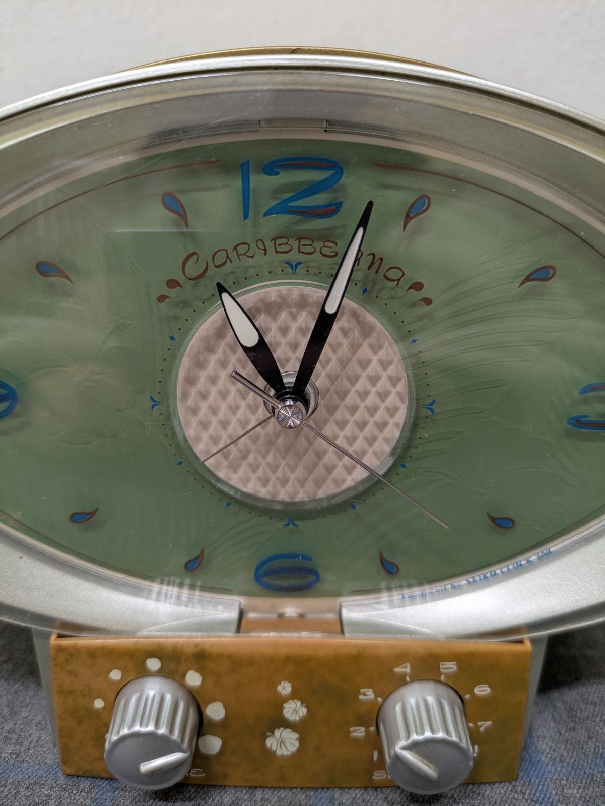 入手困難】SEIKO/セイコー カリビアーナQM731B 目覚まし時計 サウンド