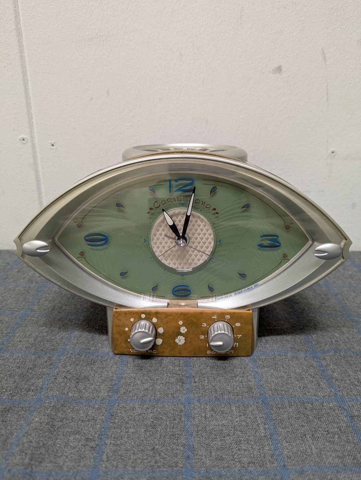 入手困難】SEIKO/セイコー カリビアーナQM731B 目覚まし時計 サウンド