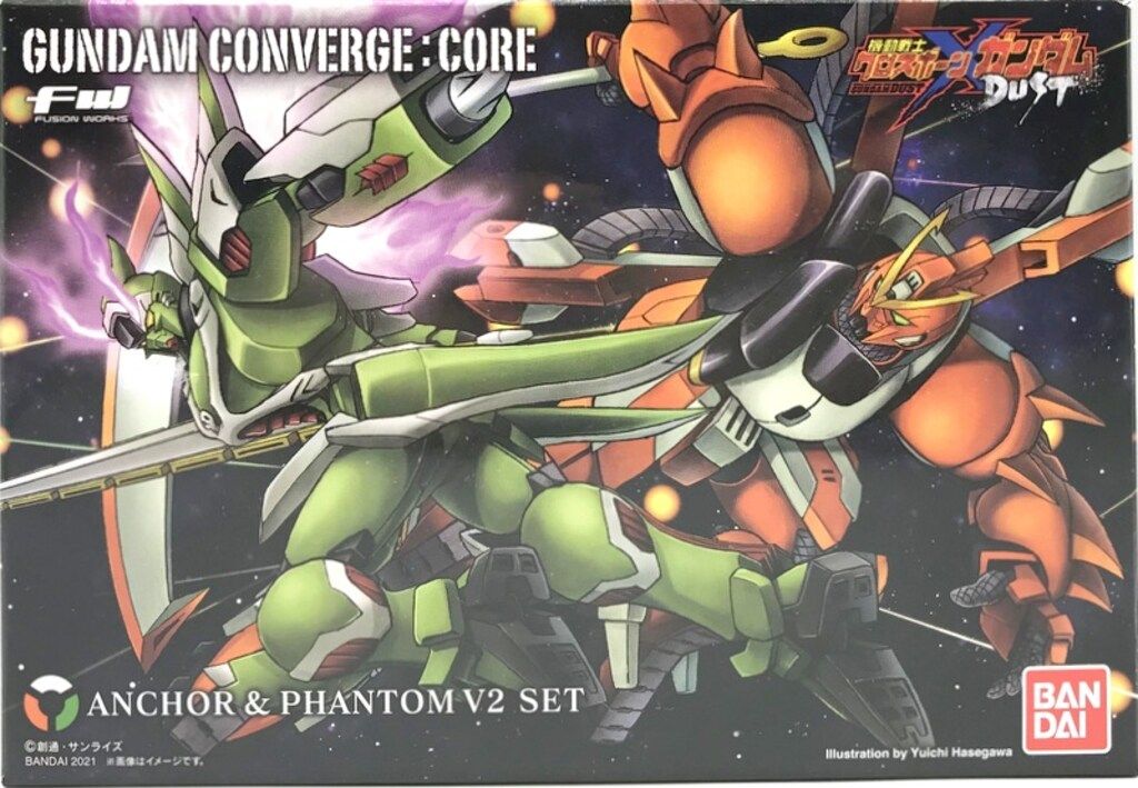 【新作入荷，爆買い】BANDAI 機動戦士クロスボーン・ガンダム DUST FW GUNDAM CONVERGE 機動戦士クロスボーン・ガンダム DUST アンカーu0026ファントムV2 セット その他