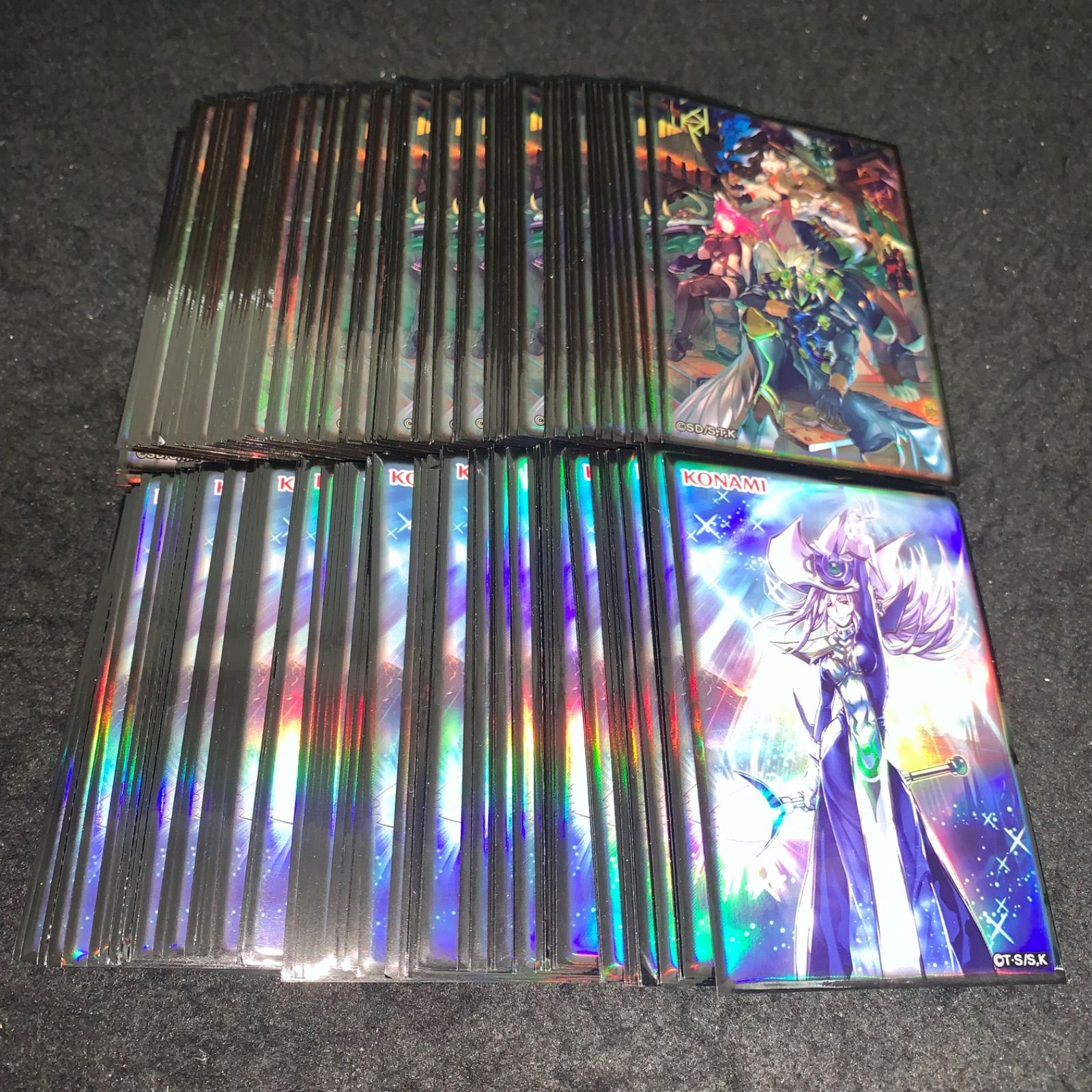 遊戯王 No.P5394 大量 スリーブ 公式スリーブ サイレントマジシャン 鉄 