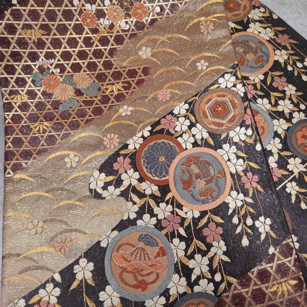 宝づくしの高級正絹袋帯 美品 逸品 上品 宝づくし 正絹 袋帯 O1186 - メルカリ