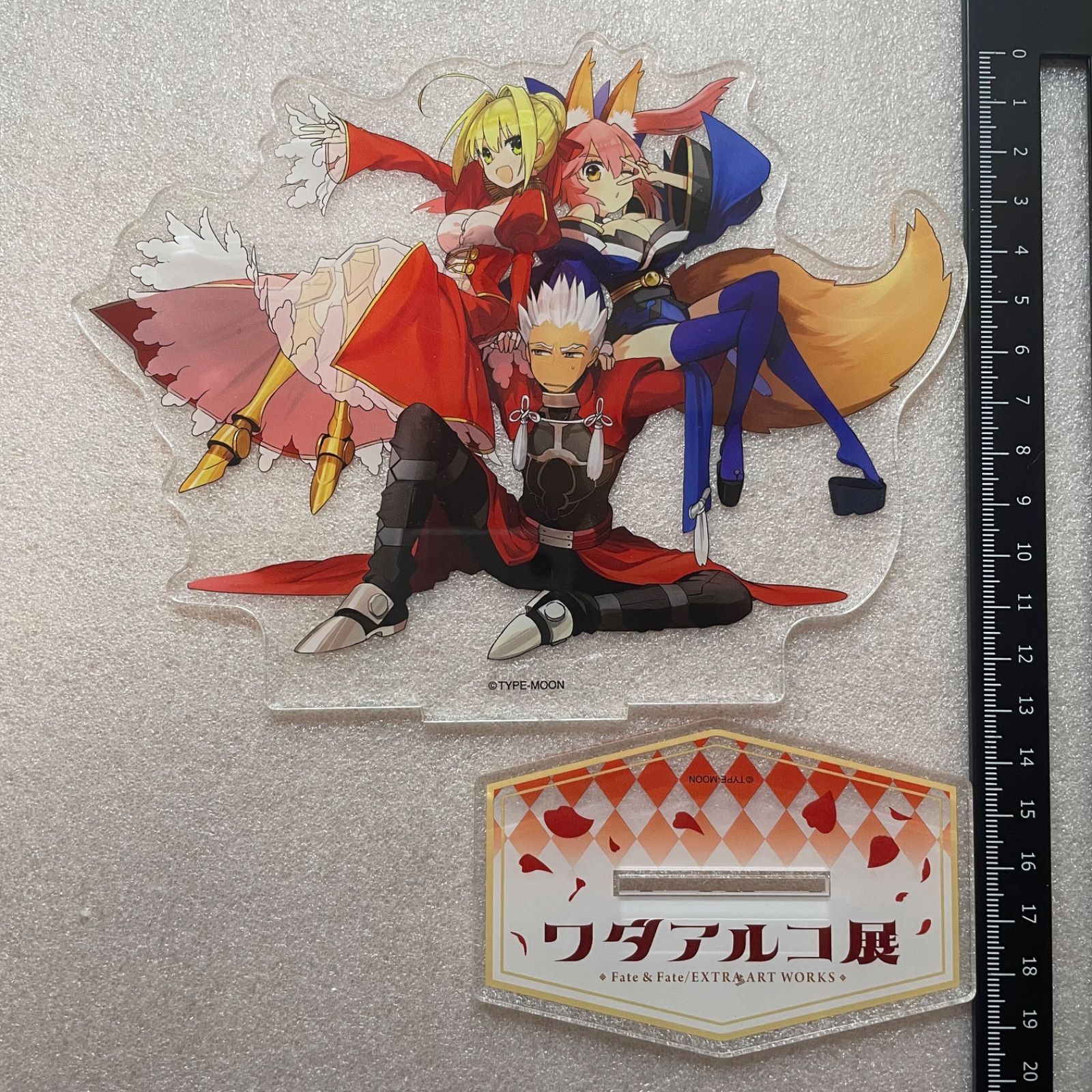 ネロ＆玉藻の前＆無銘 ワダアルコ展 Fate/EXTRA ART WORKS アクリル