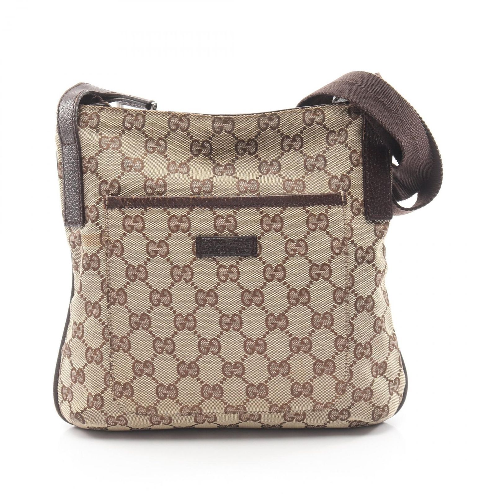 グッチ GUCCI ショルダーバッグ GGキャンバス 122793 ベージュ/ダーク 