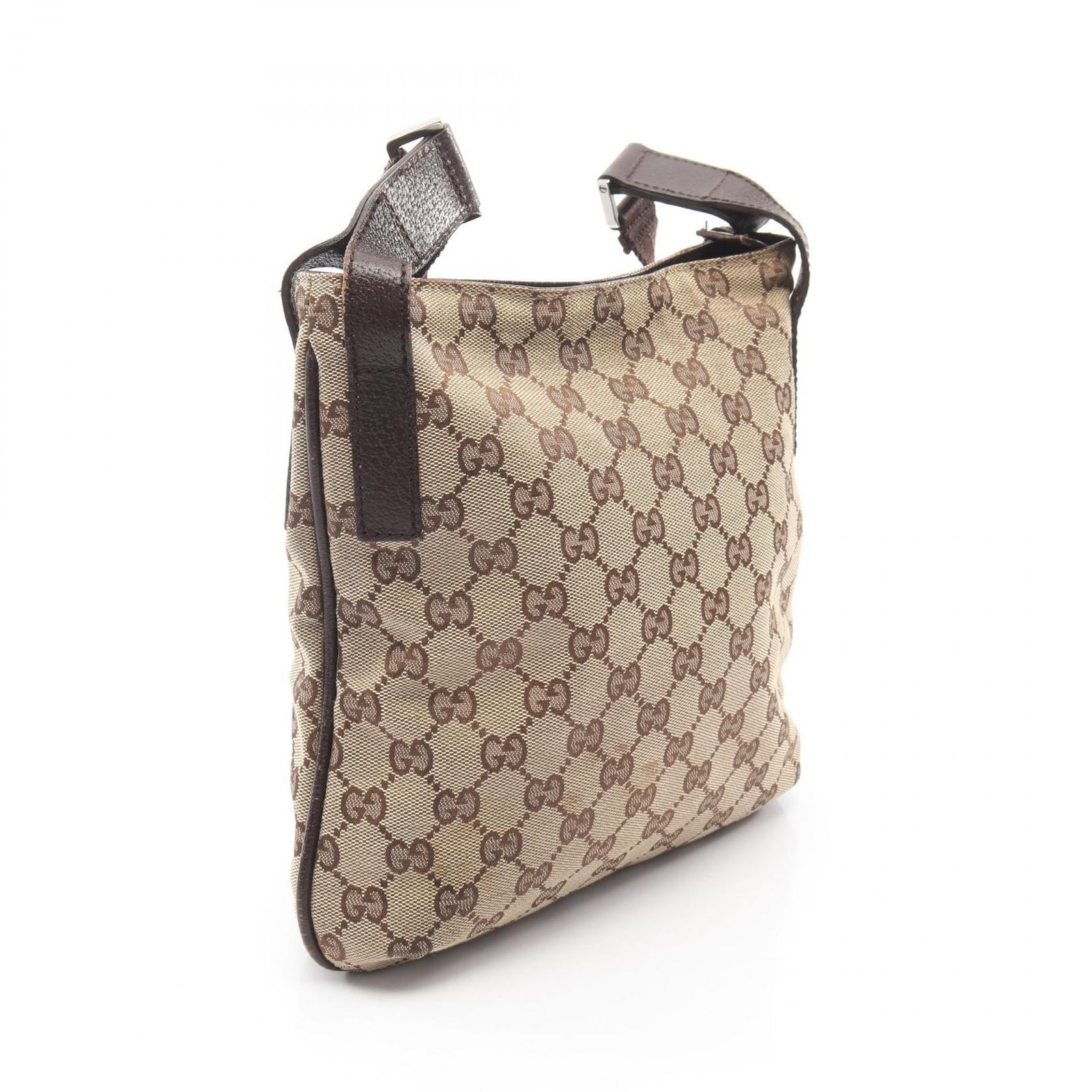 グッチ GUCCI ショルダーバッグ GGキャンバス 122793 ベージュ/ダーク 
