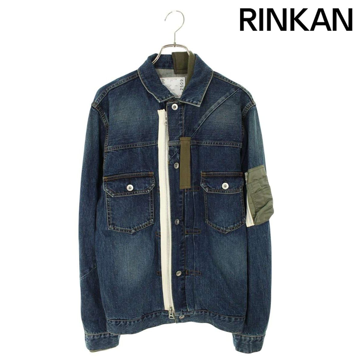 サカイ 21SS DENIM BLOUSON 21-02509M ジップアップMA-1ドッキング 