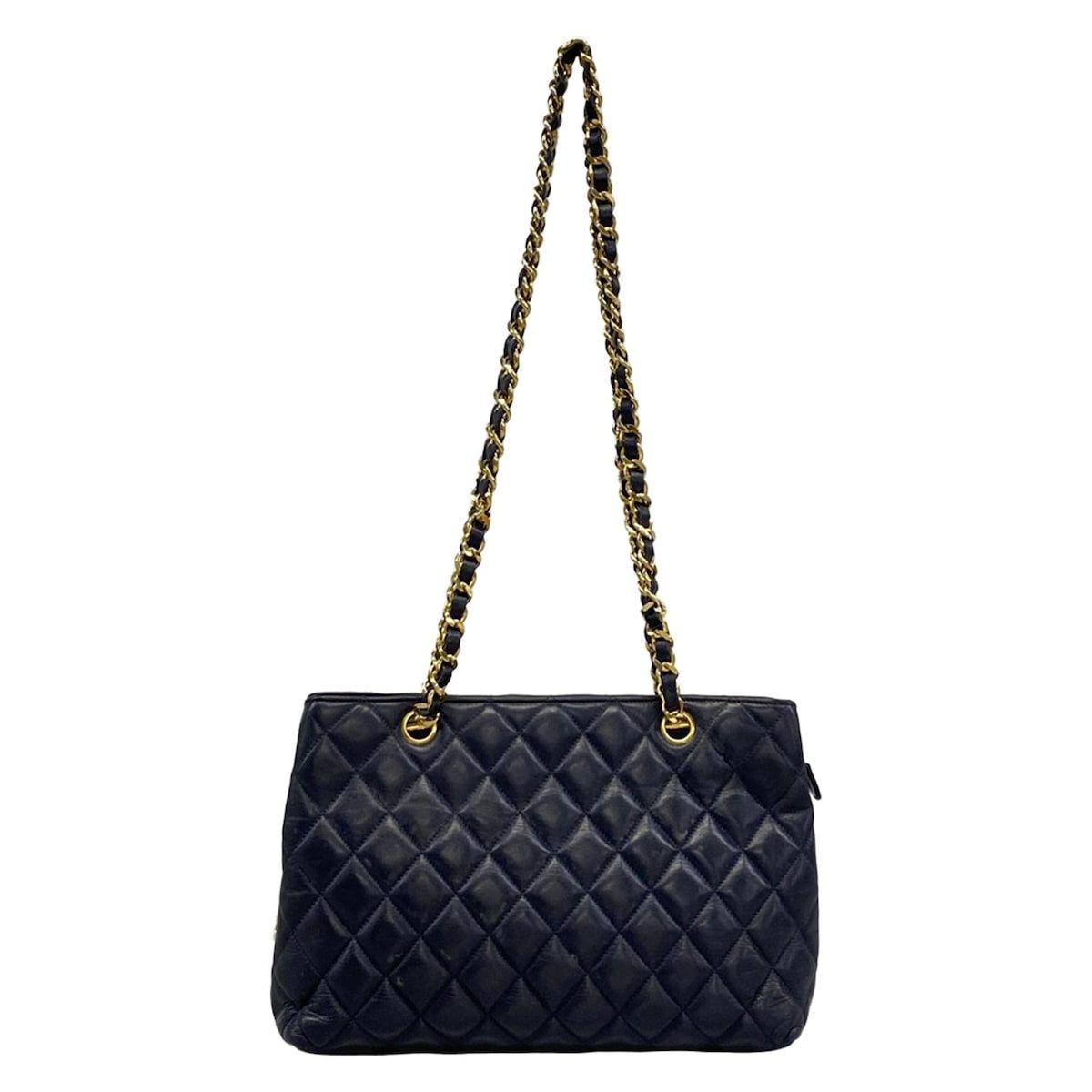 CHANEL(シャネル) ショルダーバッグ マトラッセ ダークネイビー ココ 
