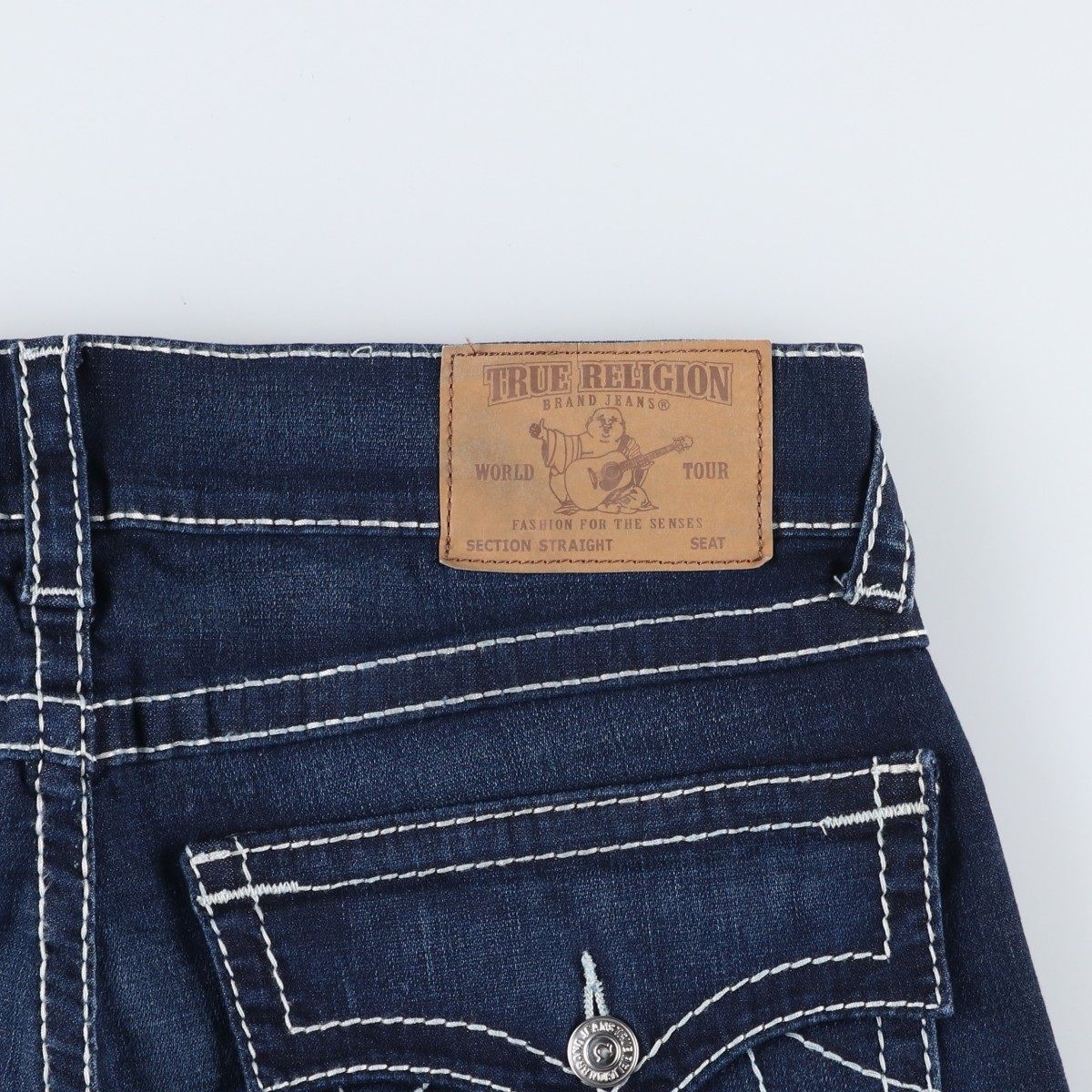 古着 トゥルーレリジョン TRUE RELIGION RICKY SUPER T 濃紺 