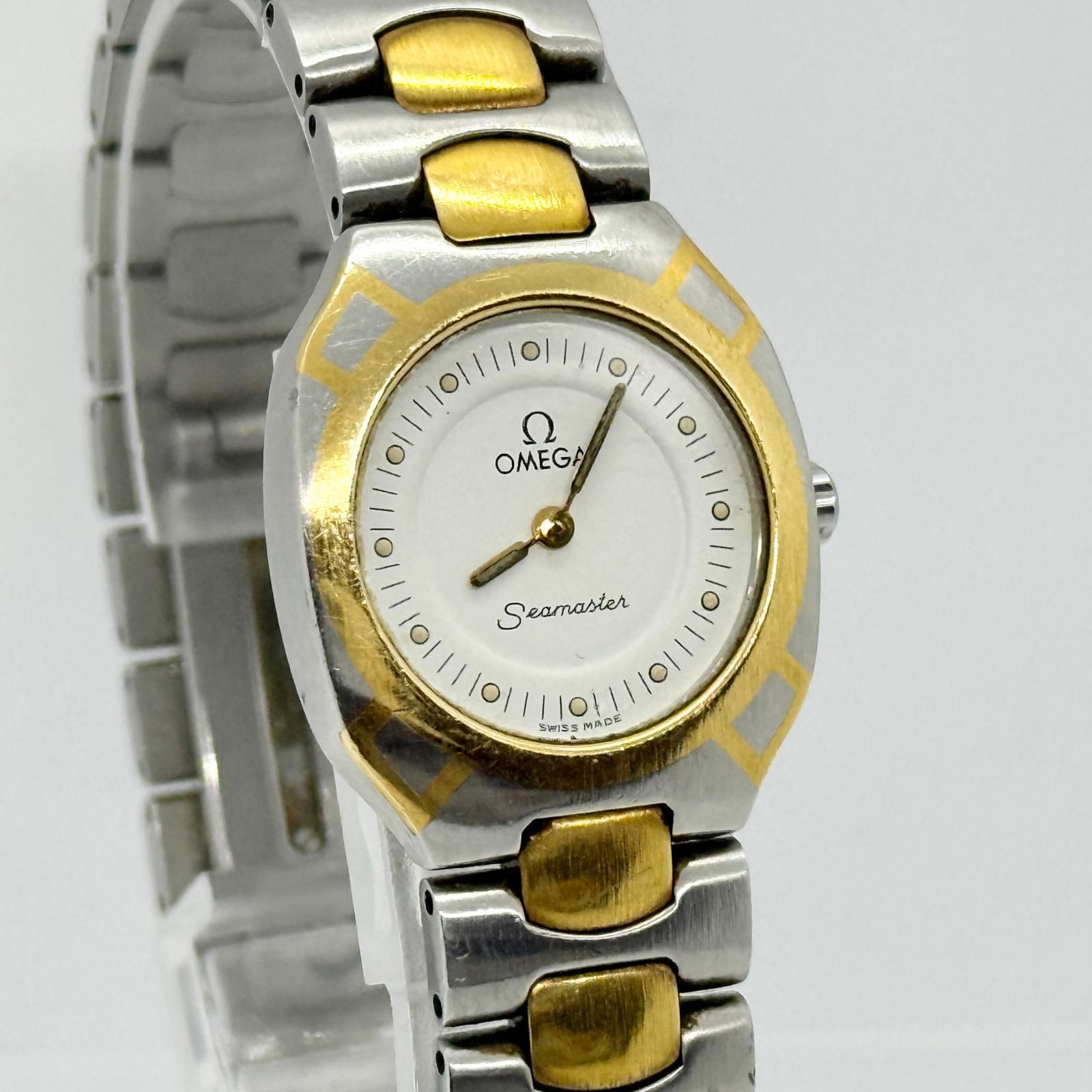 OMEGA オメガ SEAMASTER シーマスター ポラリス ホワイト QZ OMEGA オメガ SEAMASTER シーマスター ポラリス ホワイト QZ