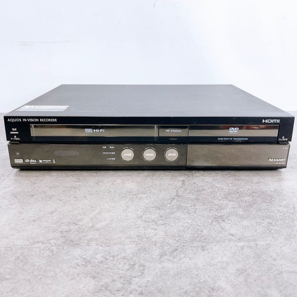 SHARP AQUOS VHS HDD DVD ビデオ一体型レコーダー 【公式通販】