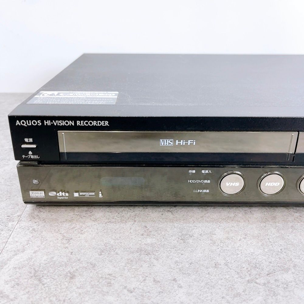 H-1192 SHARP AQUOS HDD DVD ビデオ一体型レコーダー DV-ACV52