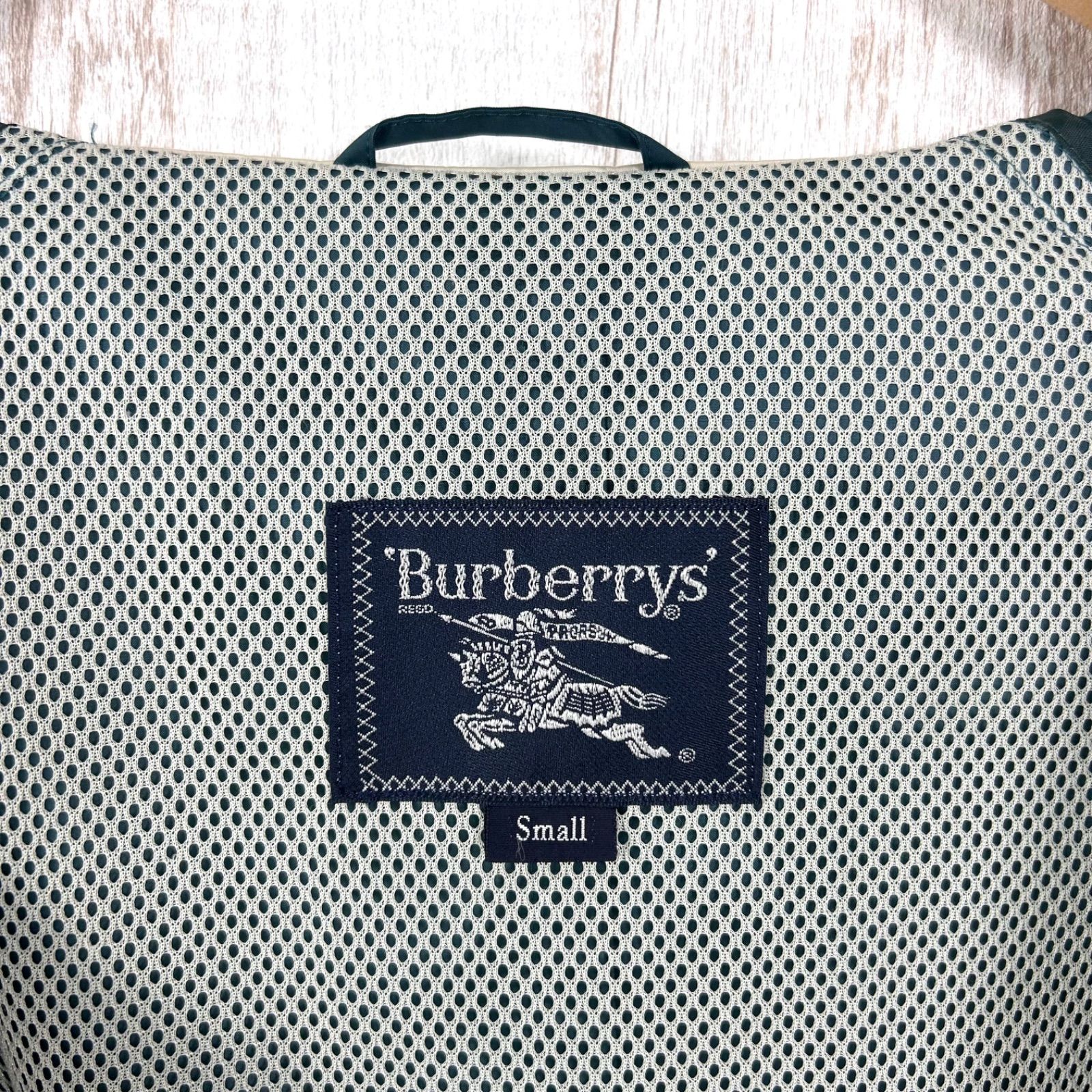 90s Burberrys ヴィンテージバーバリーズ ホースロゴ刺繡 パッカブル