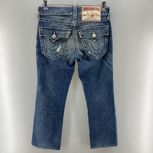 中古】TRUE RELIGION BILLY デニムパンツ ROW30 SEAT33 △裾直し