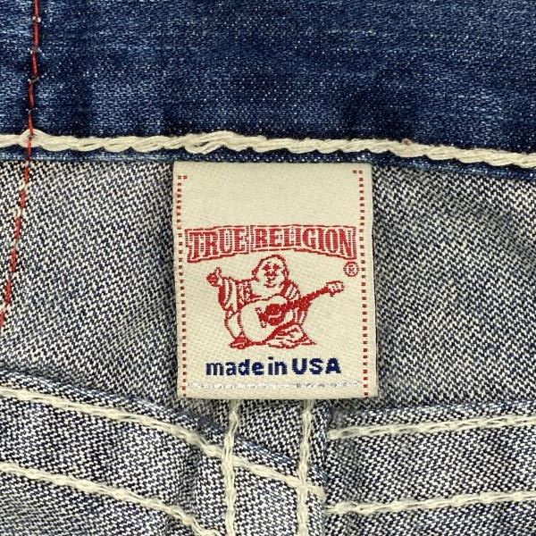 中古】TRUE RELIGION BILLY デニムパンツ ROW30 SEAT33 △裾直し