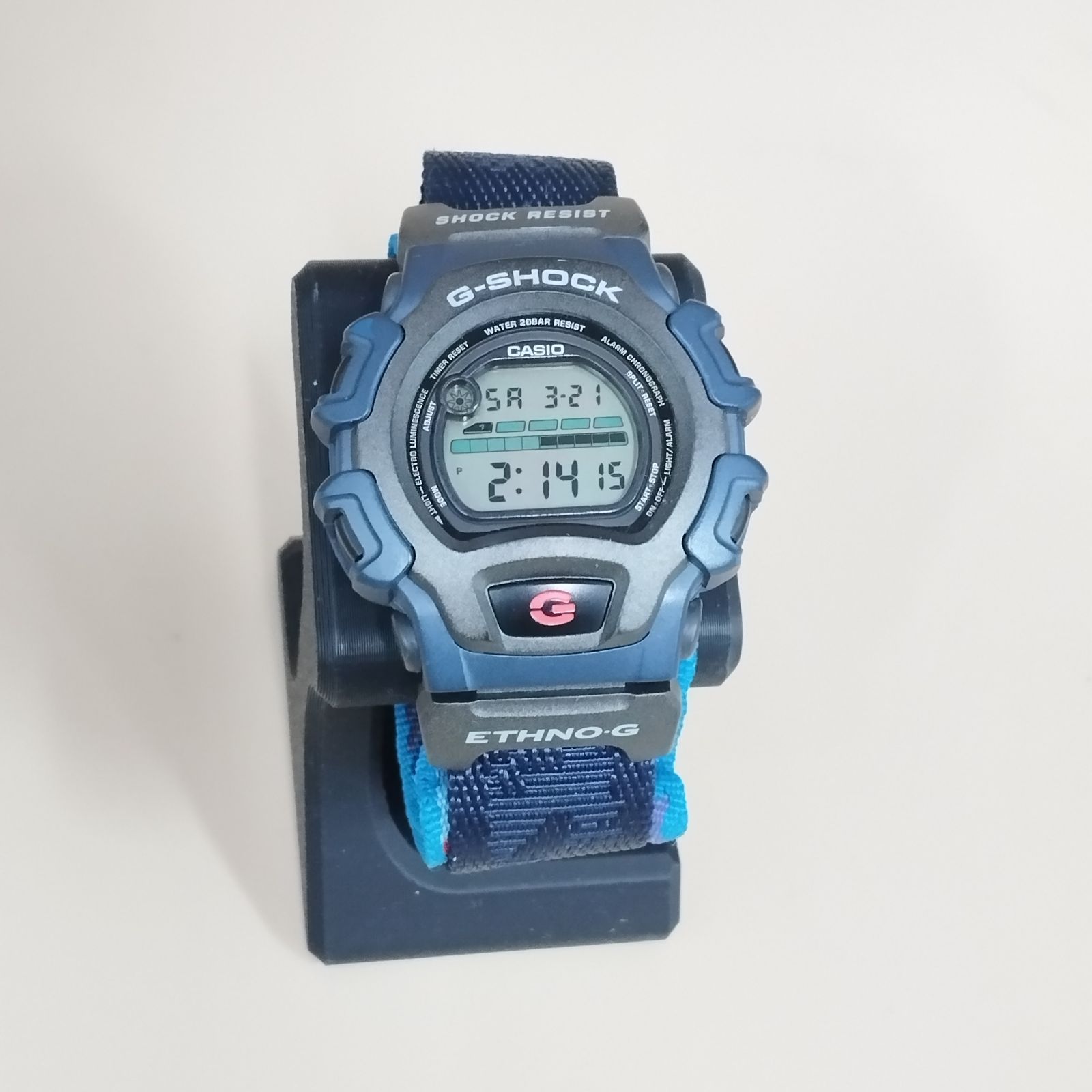 D33503】稼働 G-SHOCK 腕時計 ETHNO-G DW-004 布ベルト - メルカリ