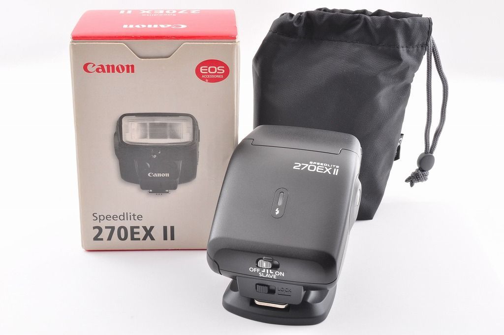未使用品】Canon Speedlite 270EX Ⅱ Canon キャノン Speedlite 270EX 