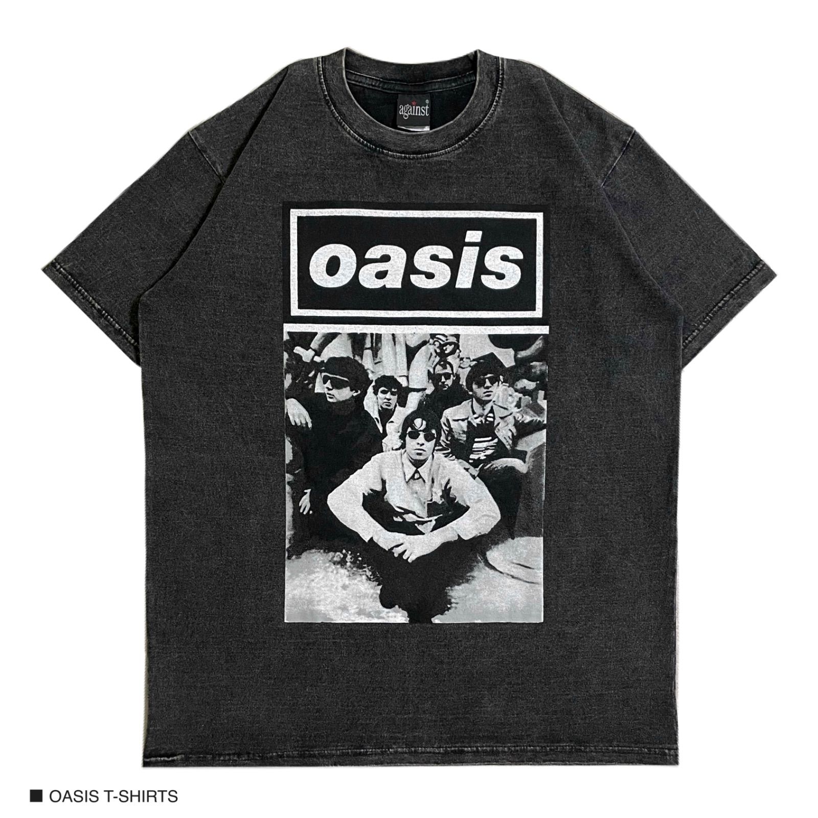 OASIS オアシス ヴィンテージ仕上げ 半袖 Tシャツ バンドTシャツ 
