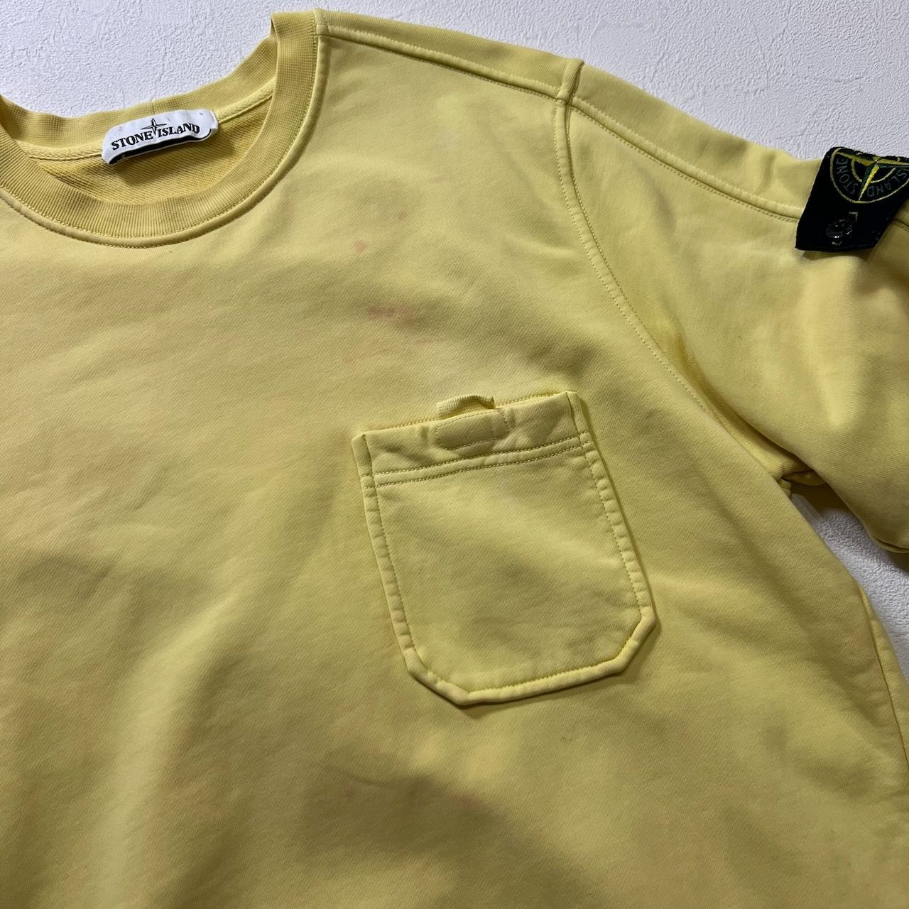 STONE ISLAND 雰囲気系 コンパスロゴワッペン スウェット トレーナー 