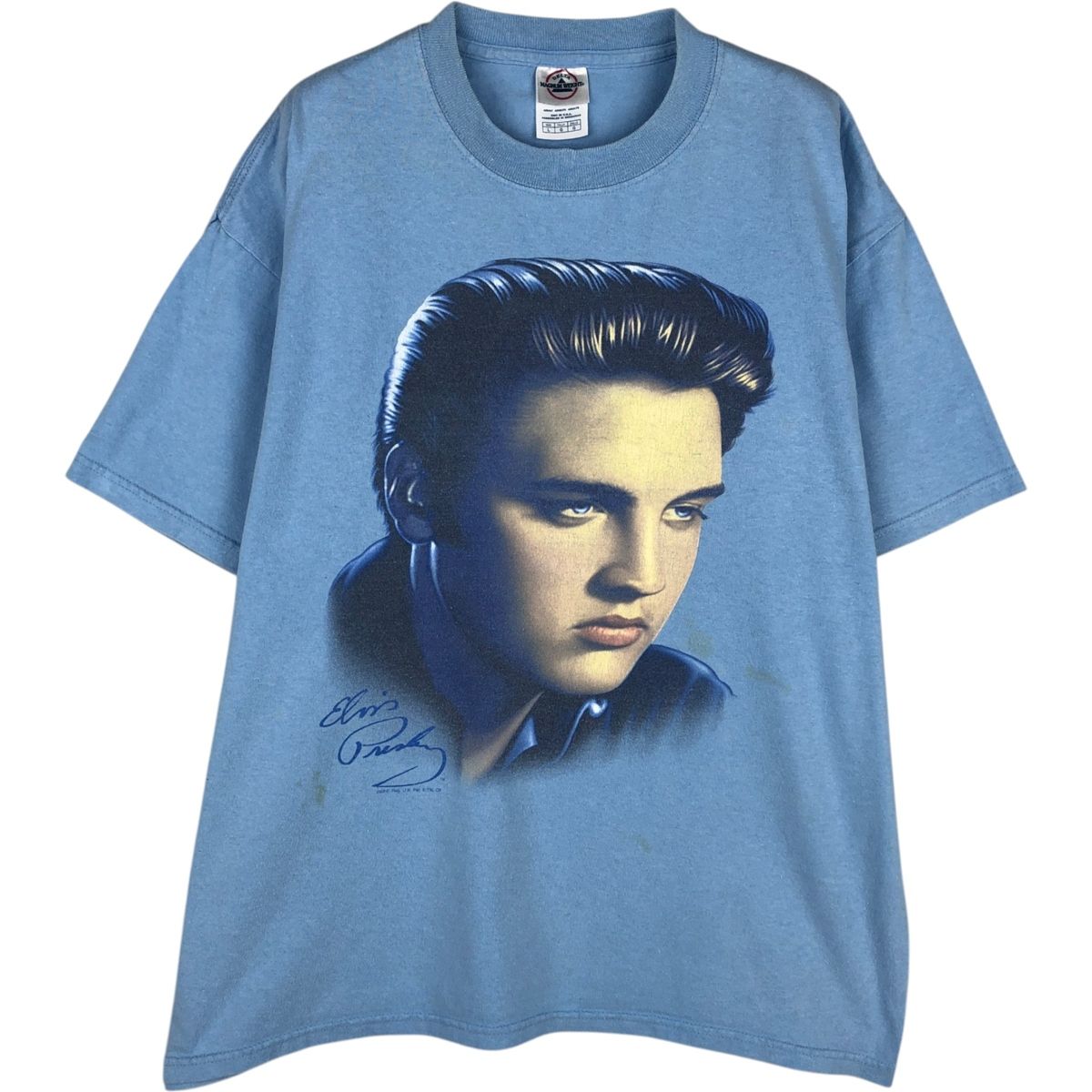 古着 ELVIS PRESLEY エルヴィスプレスリー バンドTシャツ バンT メンズXL相当/eaa627697 中古・古着通販】ELVIS PRESLEY (エルビスプレスリー) 90sプリントT