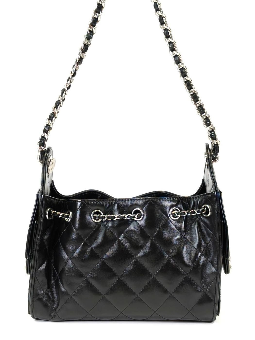 CHANEL シャネル25 ミニ ハンドバッグ ショルダーバッグ ブラック 管理番号：11228 CHANEL シャネル25 ミニ ハンドバッグ ショルダーバッグ ブラック 管理