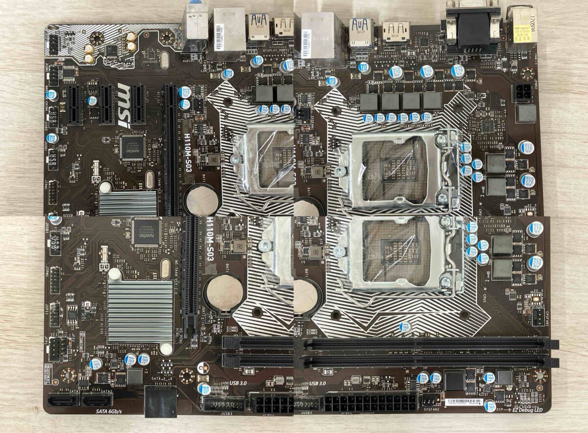 ジャンク】MSI H110M-S03 マザーボード 動作未確認 - メルカリ