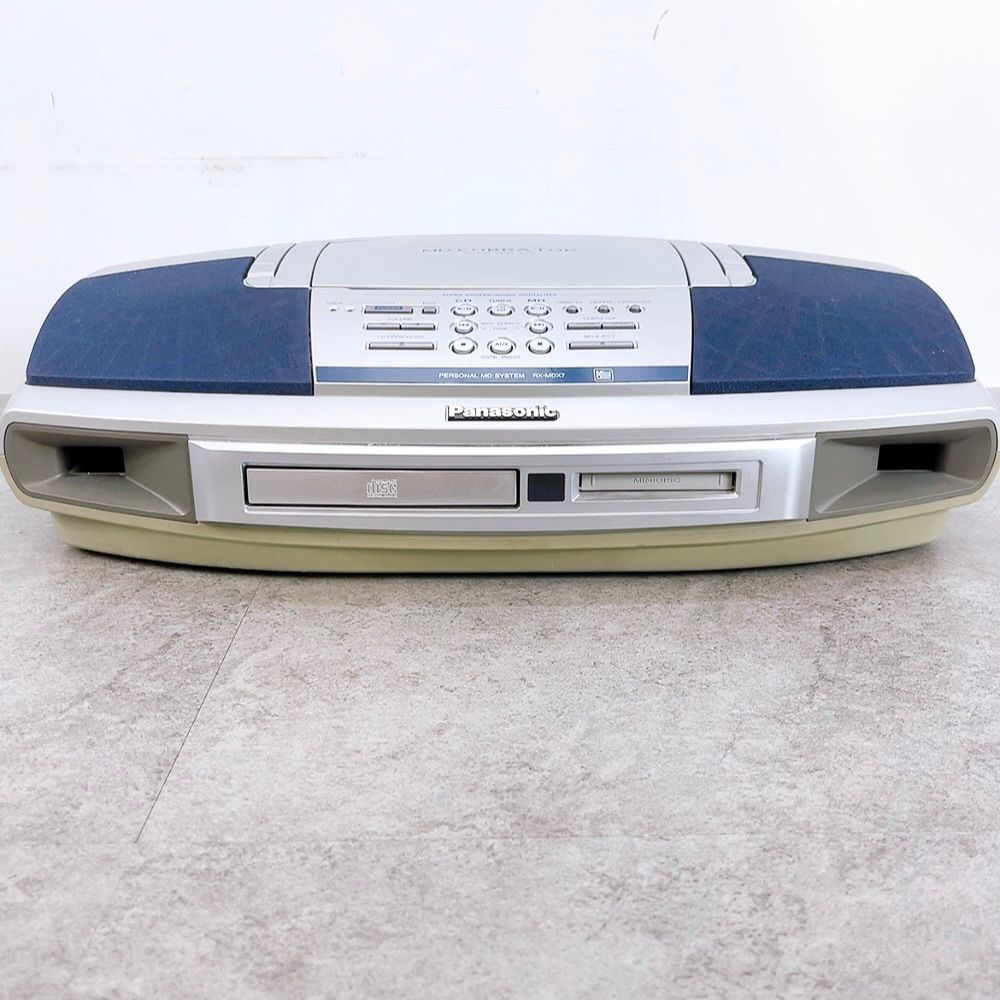 H-1139 Panasonic パナソニック RX-MDX7 パーソナルMDシステム ブルー