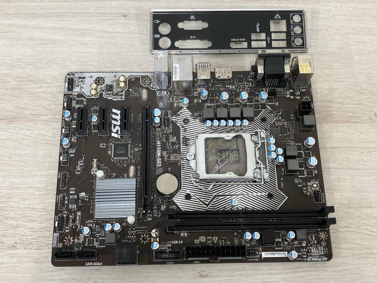 ジャンク】MSI H110M-S03 マザーボード 動作未確認 - メルカリ