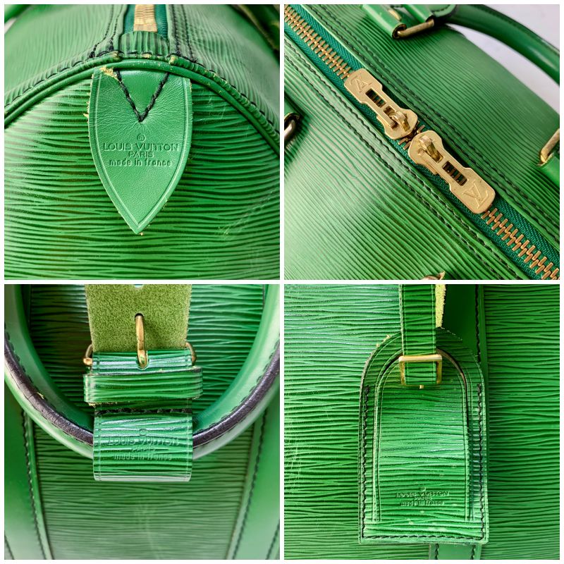 LOUIS VUITTON キーポル 45 エピ グリーン ボストンバッグ M42974