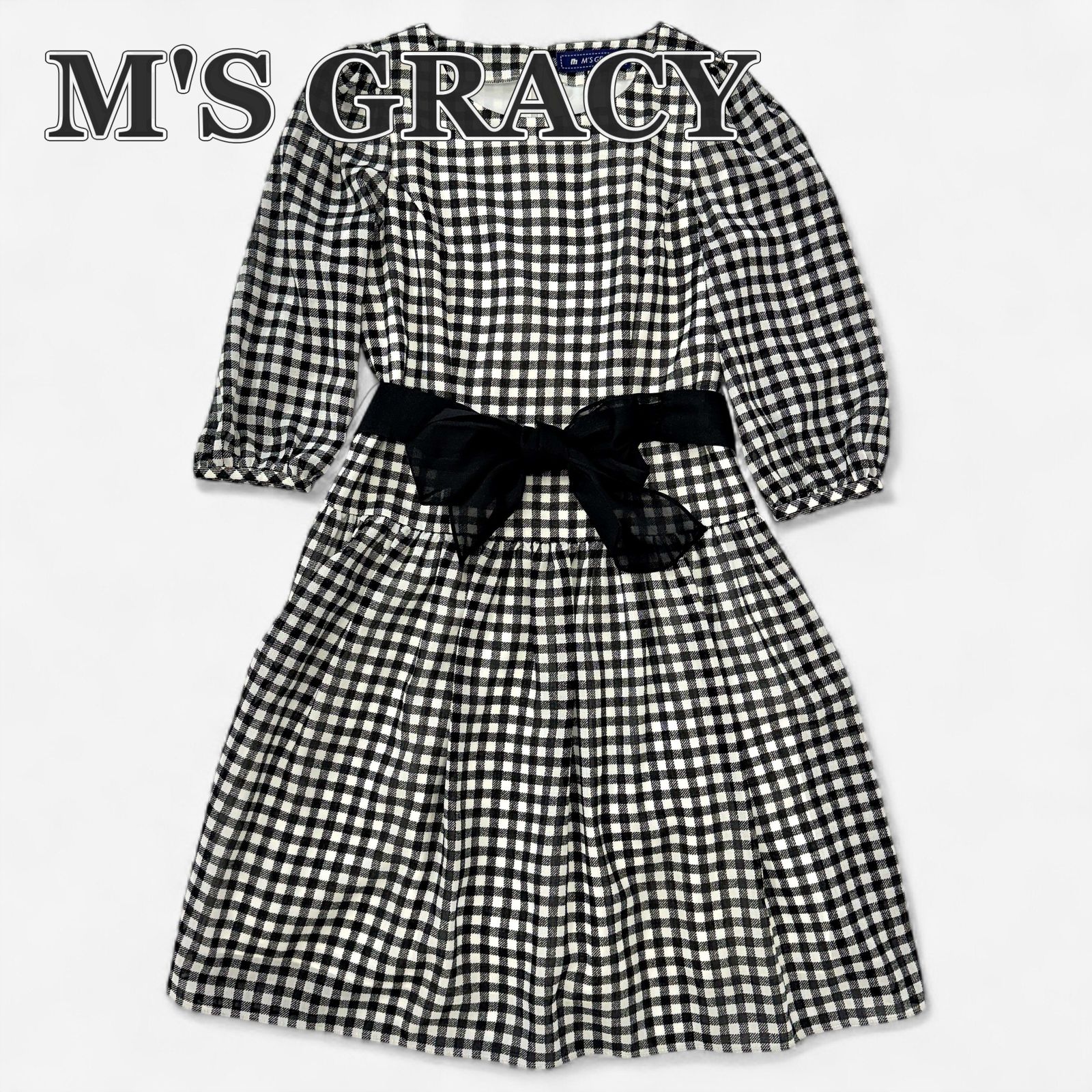 M'S GRACY エムズグレイシー ワンピース ギンガムチェック M'S GRACY エムズグレイシー ワンピース ギンガムチェック