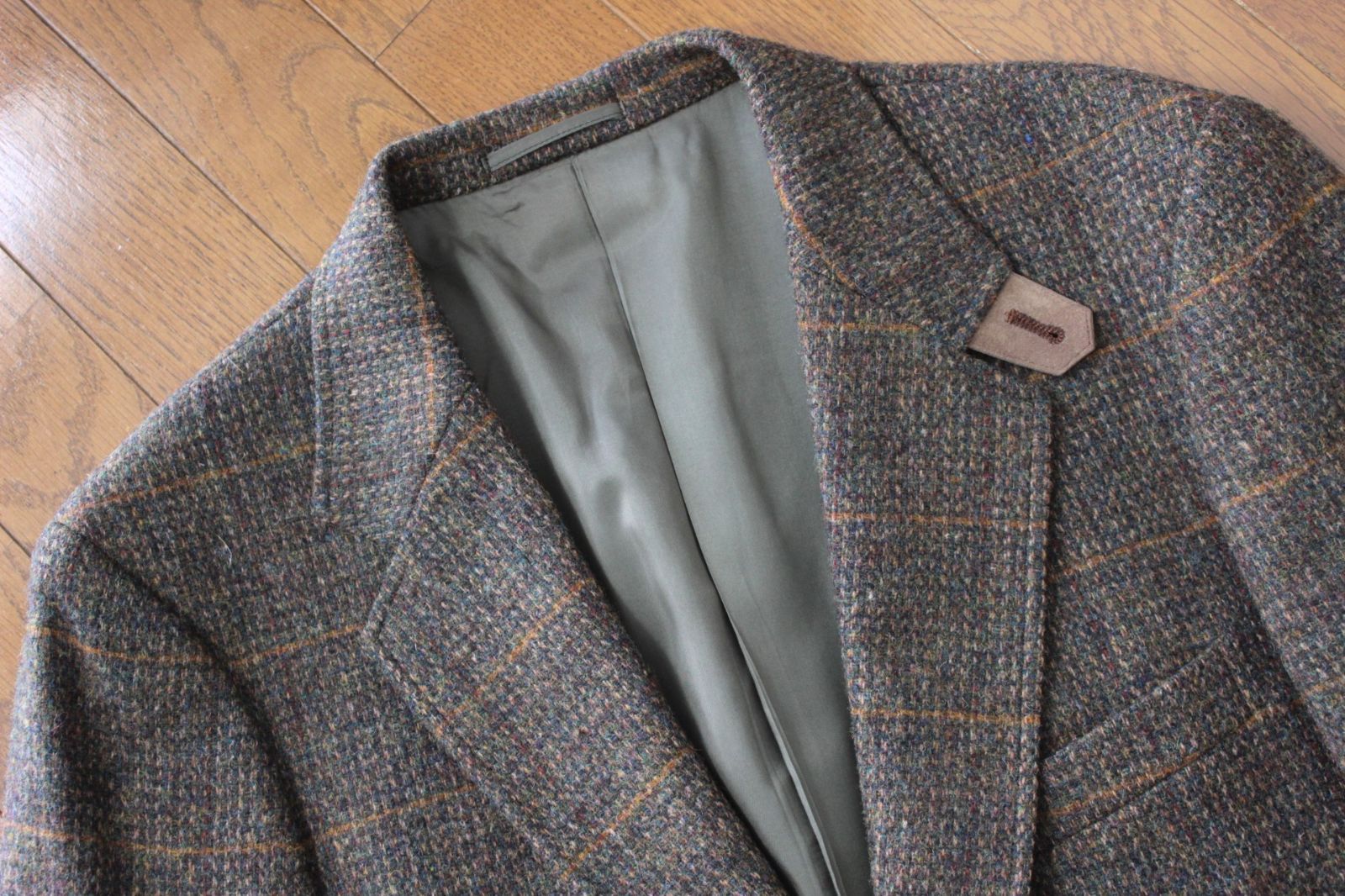 美品 ハリスツイード J.PRESS テーラードジャケット エルボーパッチ J 