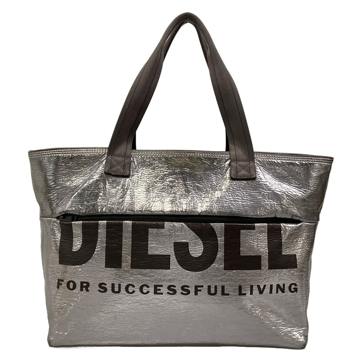 DIESEL(ディーゼル) ショルダーバッグ F-BOLD SHOPPER シルバー 