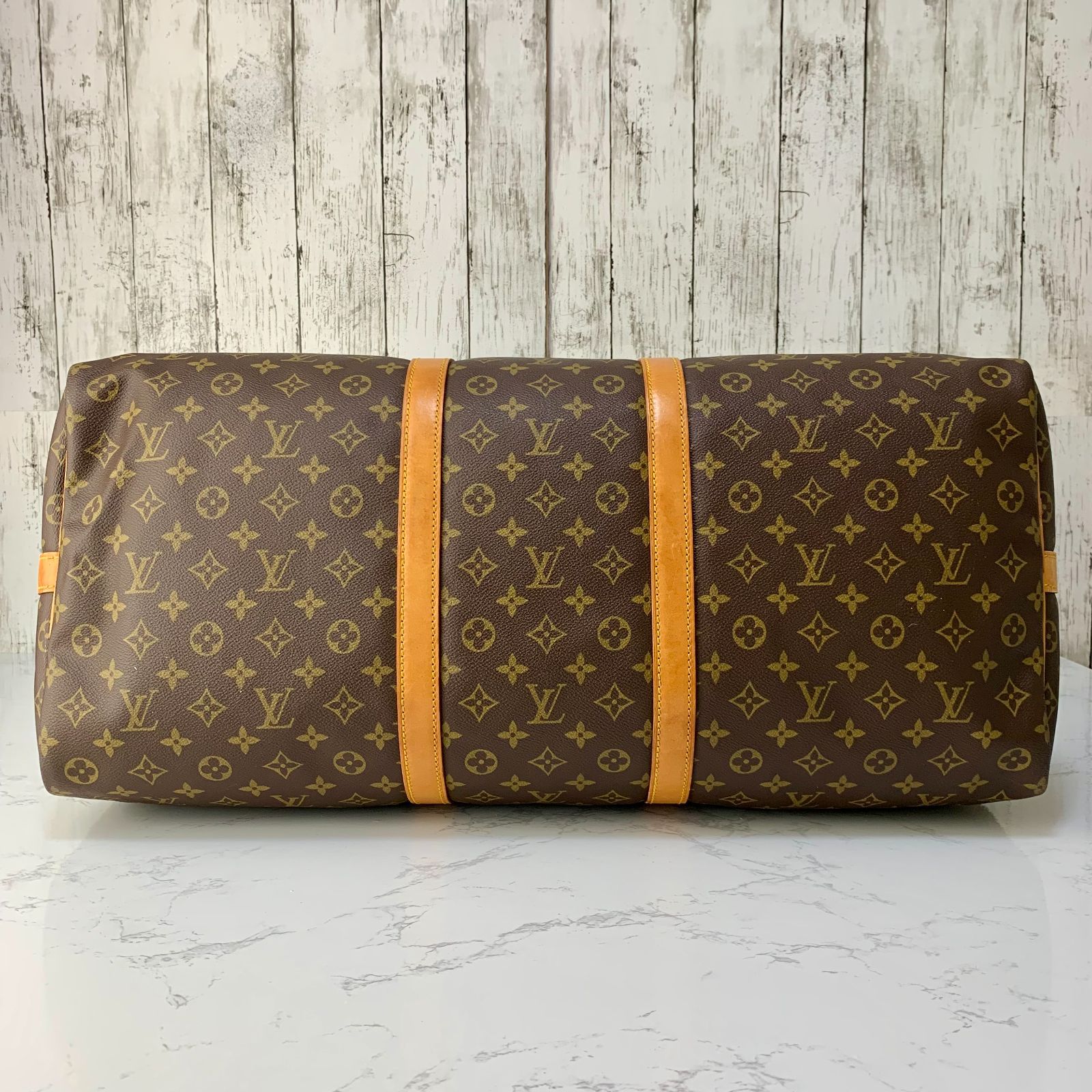 LOUIS VUITTON キーポル・バンドリエール 60 モノグラム ボストン