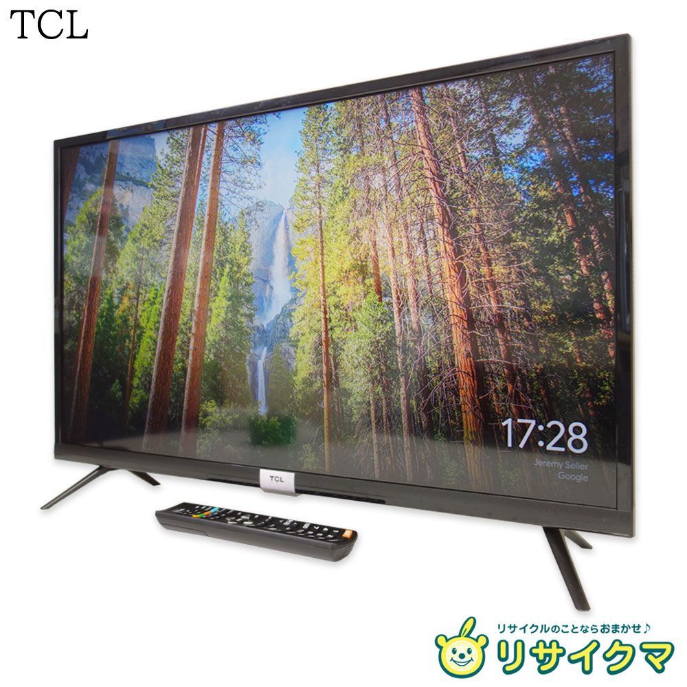 中古】M▽TCL 液晶テレビ 2020年 32インチ 外付けHDD対応 直下式LED 