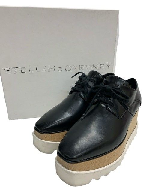 STELLA McCARTNEY/ステラマッカートニー/エリス/レザー/厚底レース