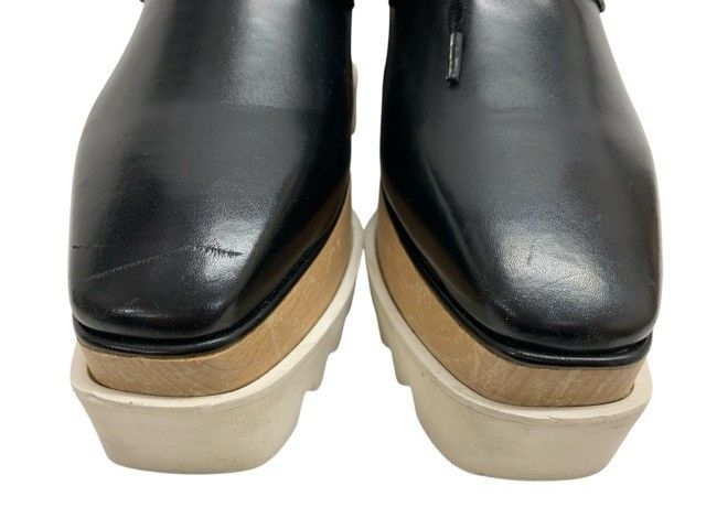 STELLA McCARTNEY/ステラマッカートニー/エリス/レザー/厚底レース
