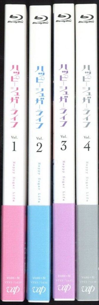 アニメBlu-ray ハッピーシュガーライフ 全4巻 セット - メルカリ