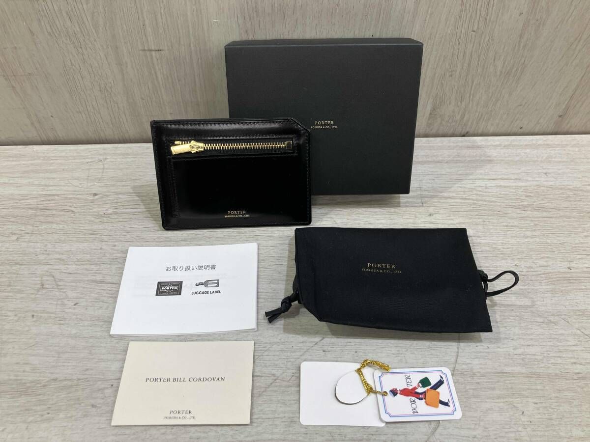 通年 PORTER ポーター BILL CORDOVAN WALLET ビルコードバンウォレット 