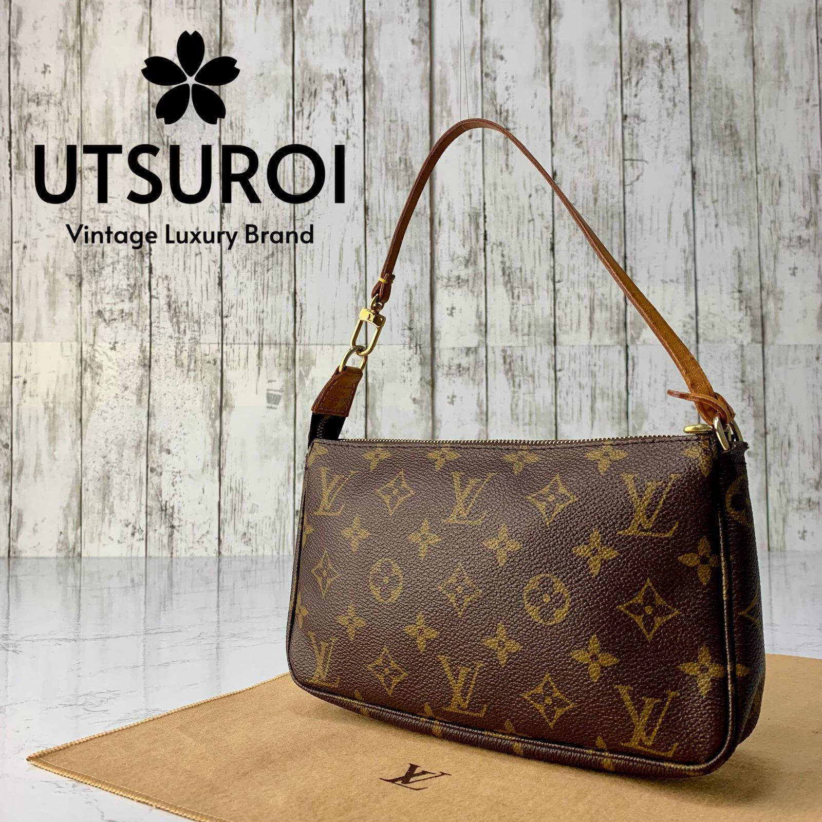 LOUIS VUITTON ポシェット・アクセソワール モノグラム ポーチ M51980 