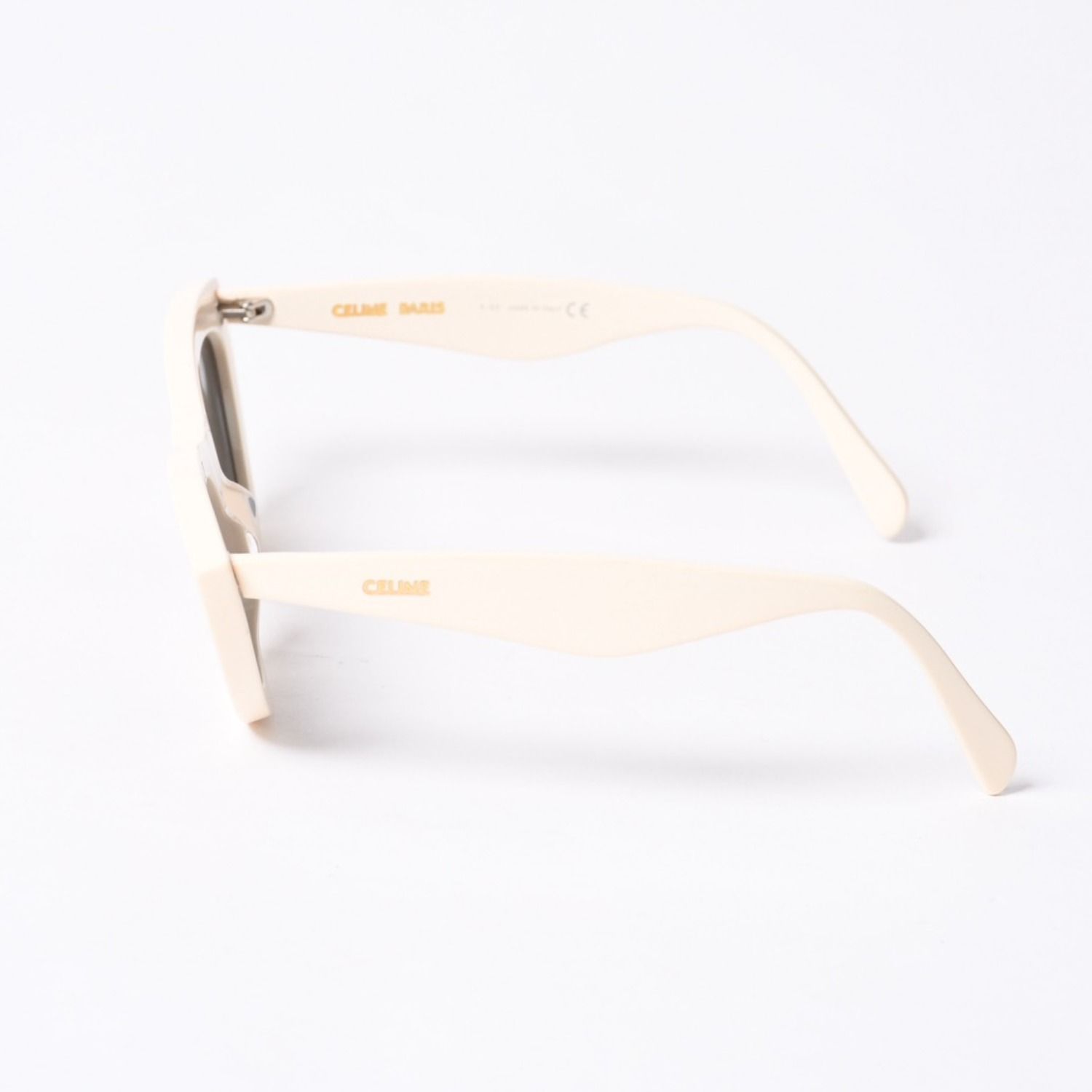 CELINE セリーヌ Sunglasses サングラス クリームカラー キャットアイ 56□20 145 CL4019IN 美品 中古 4b014166 CELINE セリーヌ Sunglasses サングラス クリームカラー キャットアイ