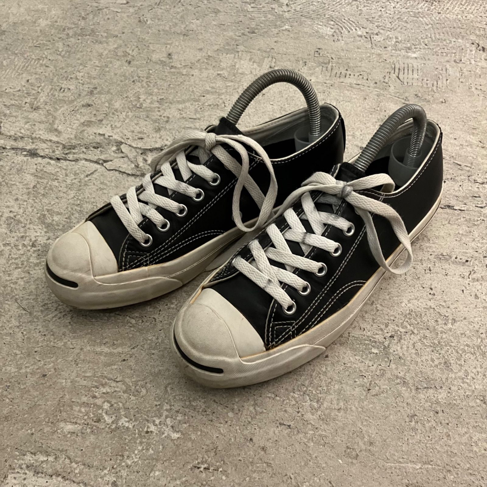 CONVERSE / コンバース ジャックパーセル レザー ブラック 24cm - メルカリ