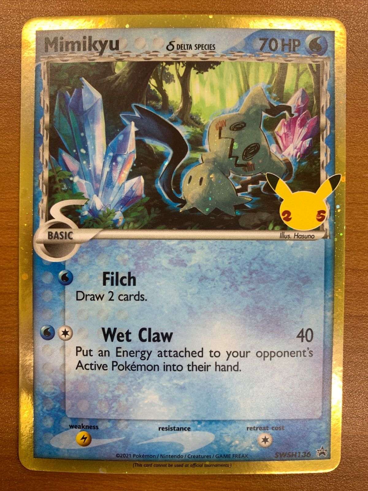 PSA10 相当 ミミッキュ デルタ種 Mimikyu プロモ 英語 美品 PSA10 相当 ミミッキュ デルタ種 Mimikyu プロモ 英語 美品