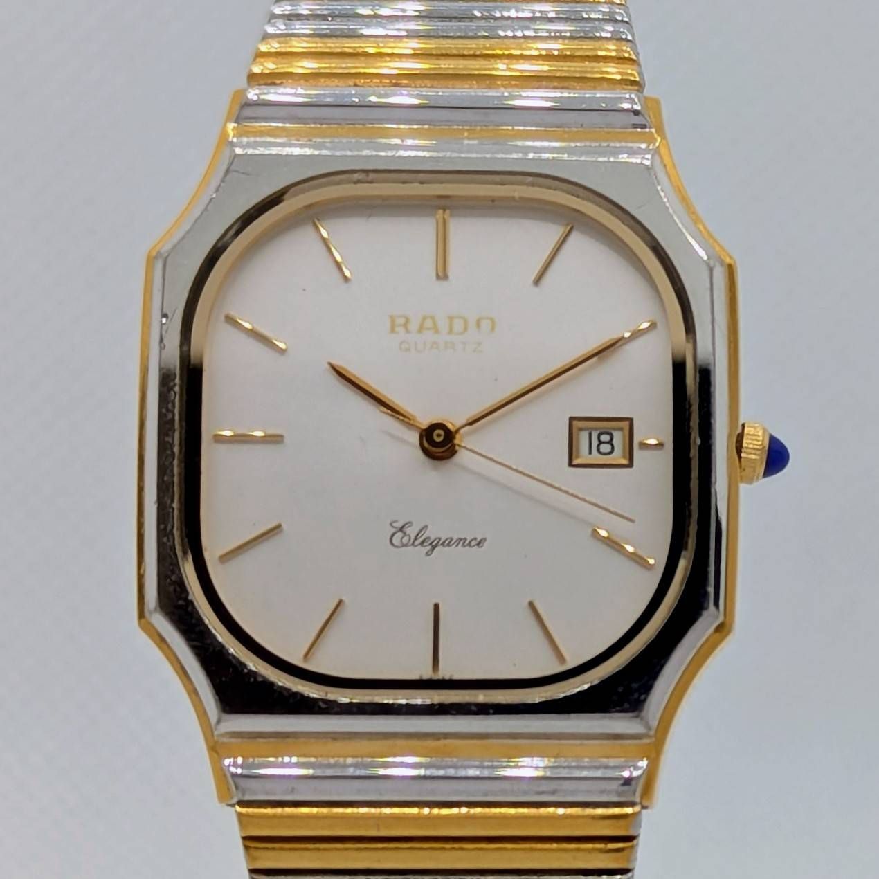 RADO ラドー メンズ腕時計 エレガンス スクエア ゴールドカラー文字盤