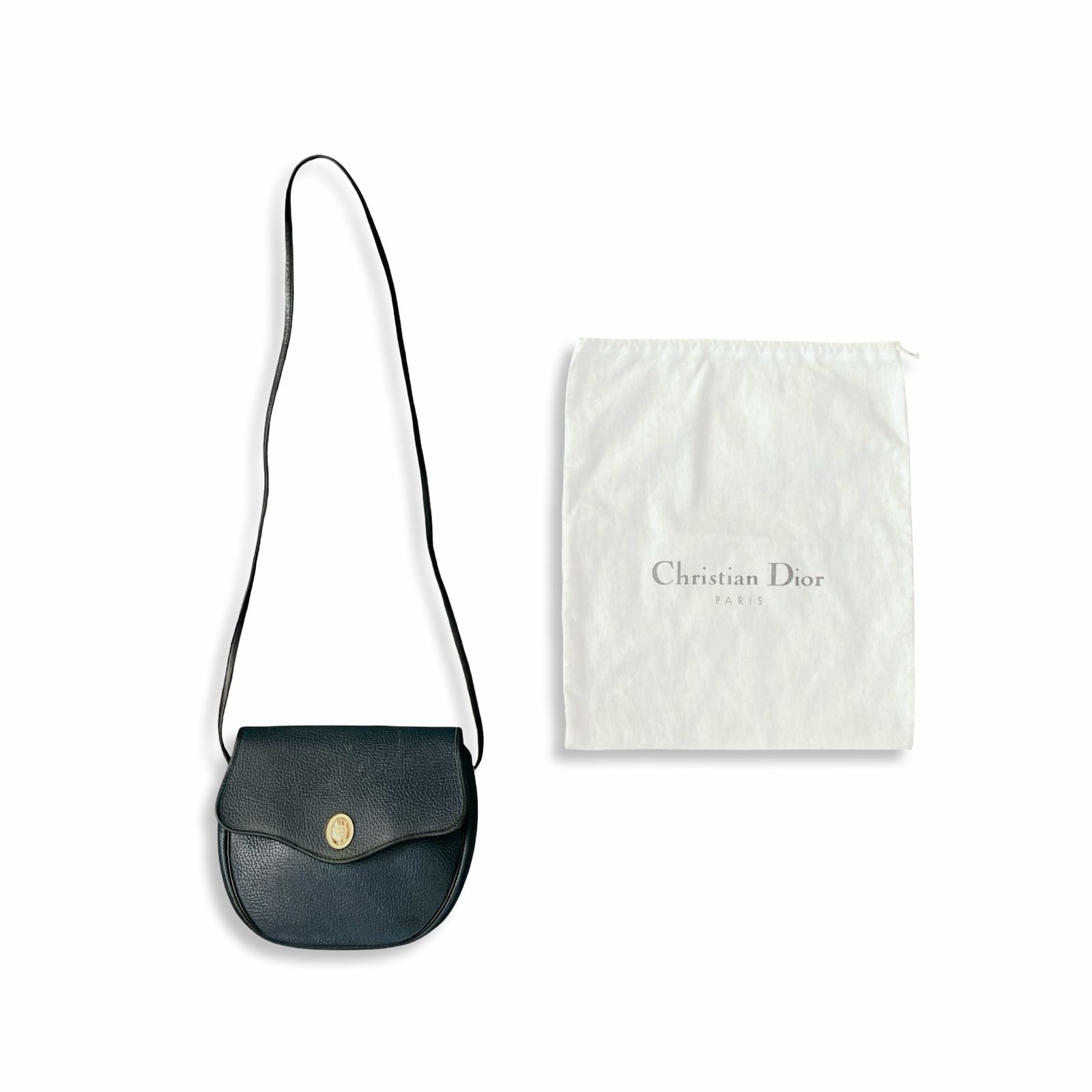 Christian Dior クリスチャン ディオール CDロゴ レザー ショルダー 